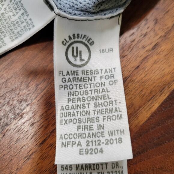 Bulwark FR QT30 iQ Series Comfort Knit Short Sleeve Tee Chest Pocket Size Small - Picture 9 of 11